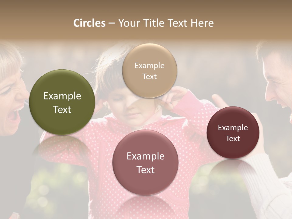 People Conflict Girl PowerPoint Template