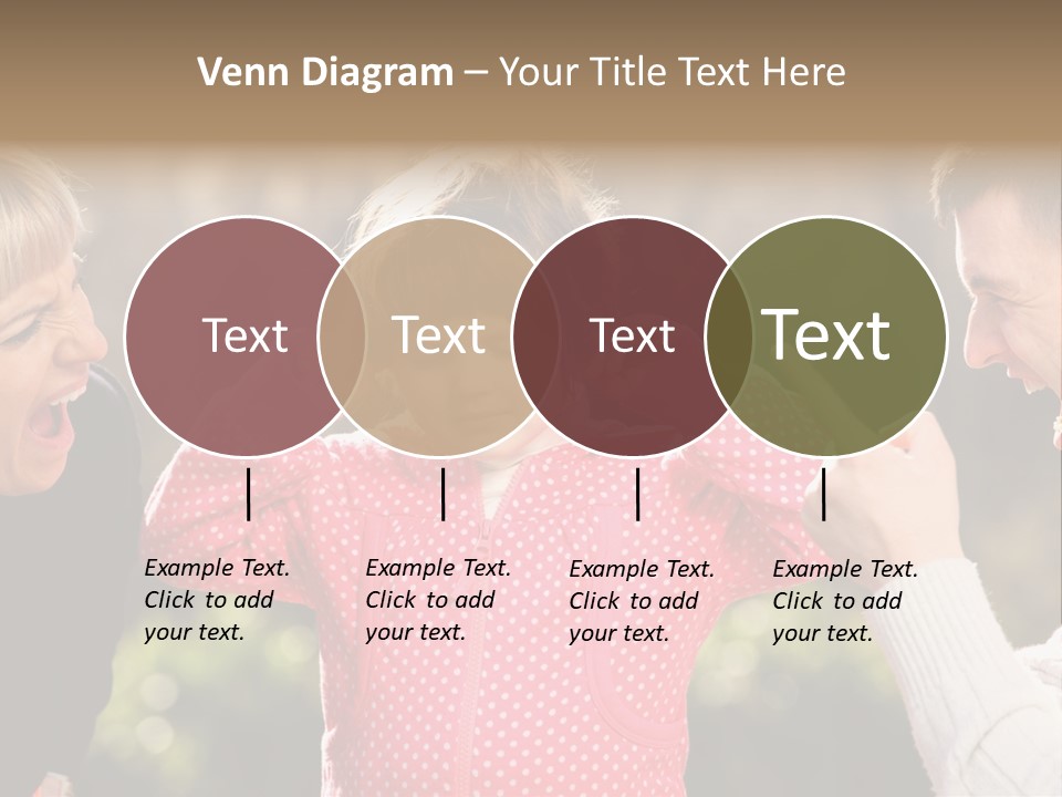 People Conflict Girl PowerPoint Template