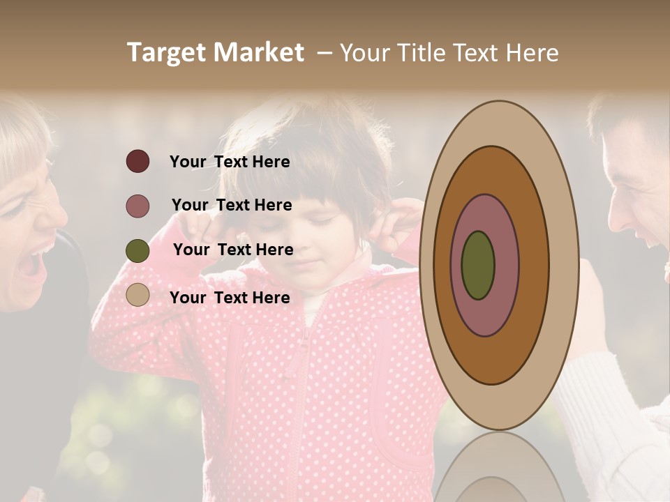 People Conflict Girl PowerPoint Template