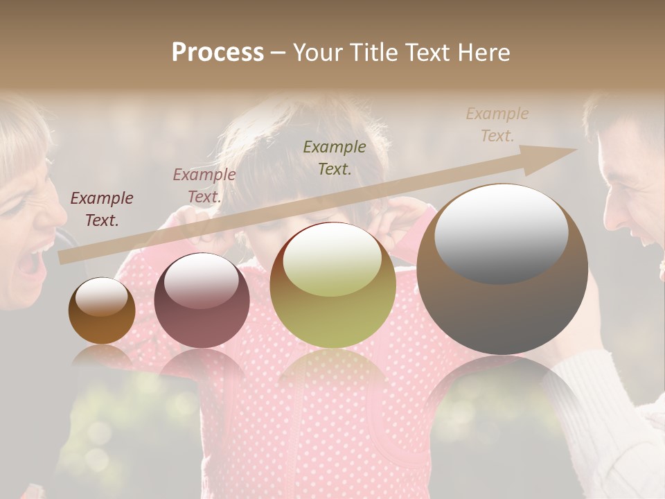 People Conflict Girl PowerPoint Template