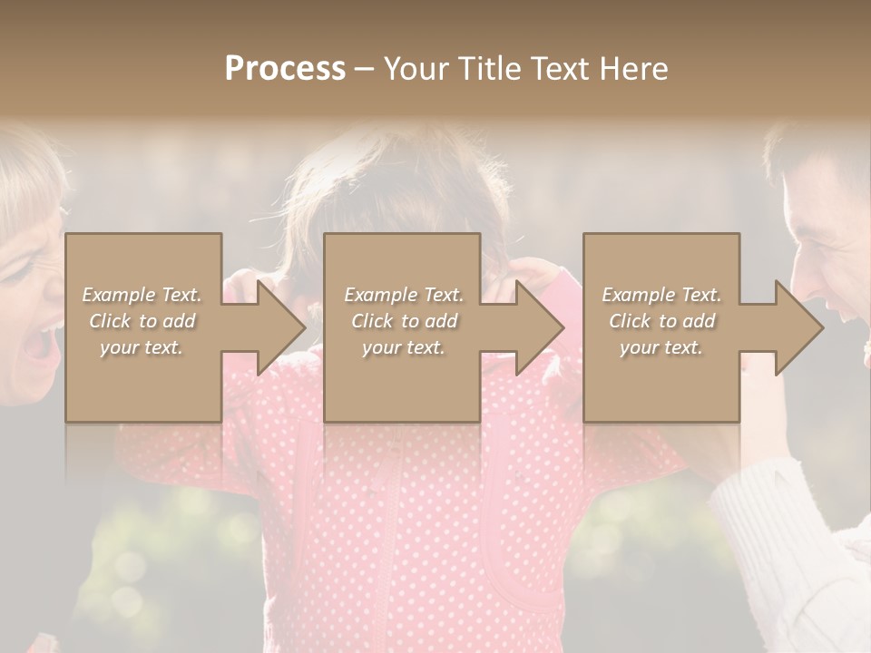 People Conflict Girl PowerPoint Template