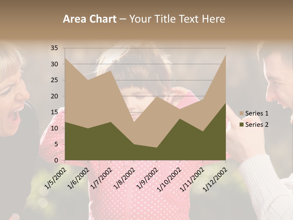 People Conflict Girl PowerPoint Template
