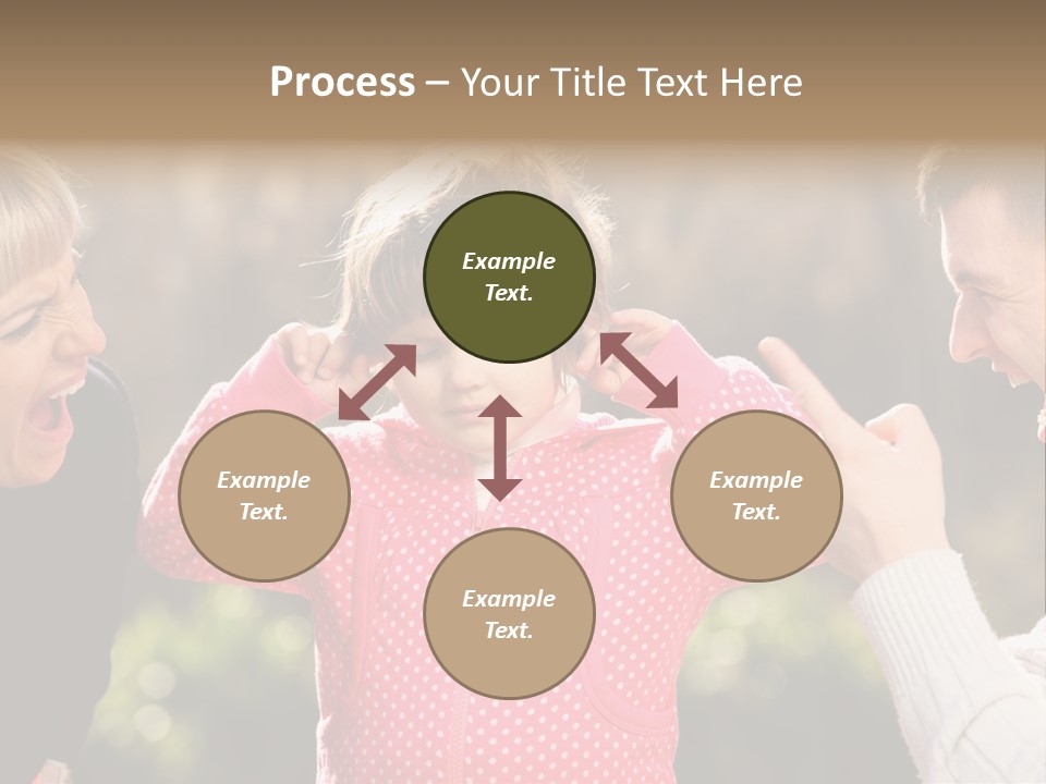 People Conflict Girl PowerPoint Template