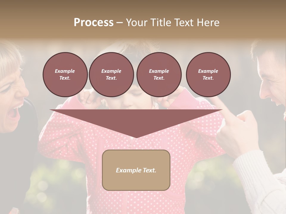 People Conflict Girl PowerPoint Template