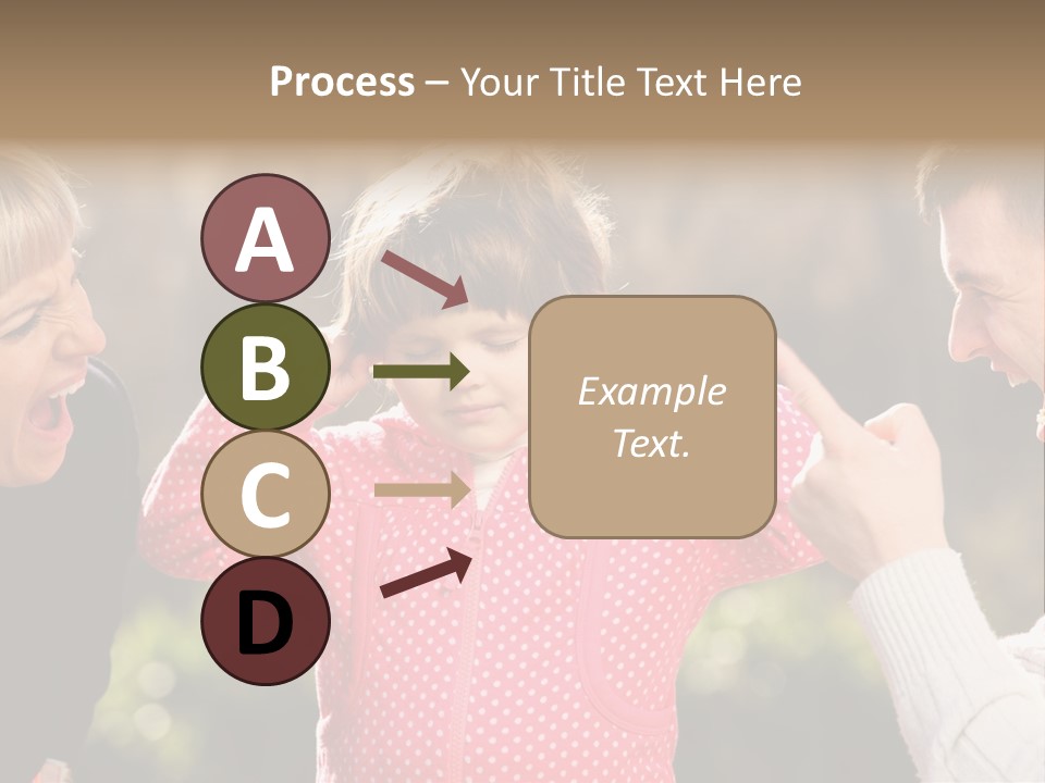 People Conflict Girl PowerPoint Template
