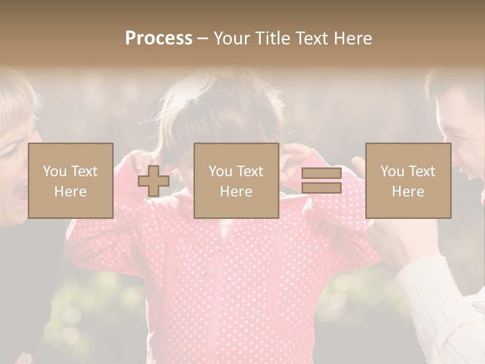 People Conflict Girl PowerPoint Template