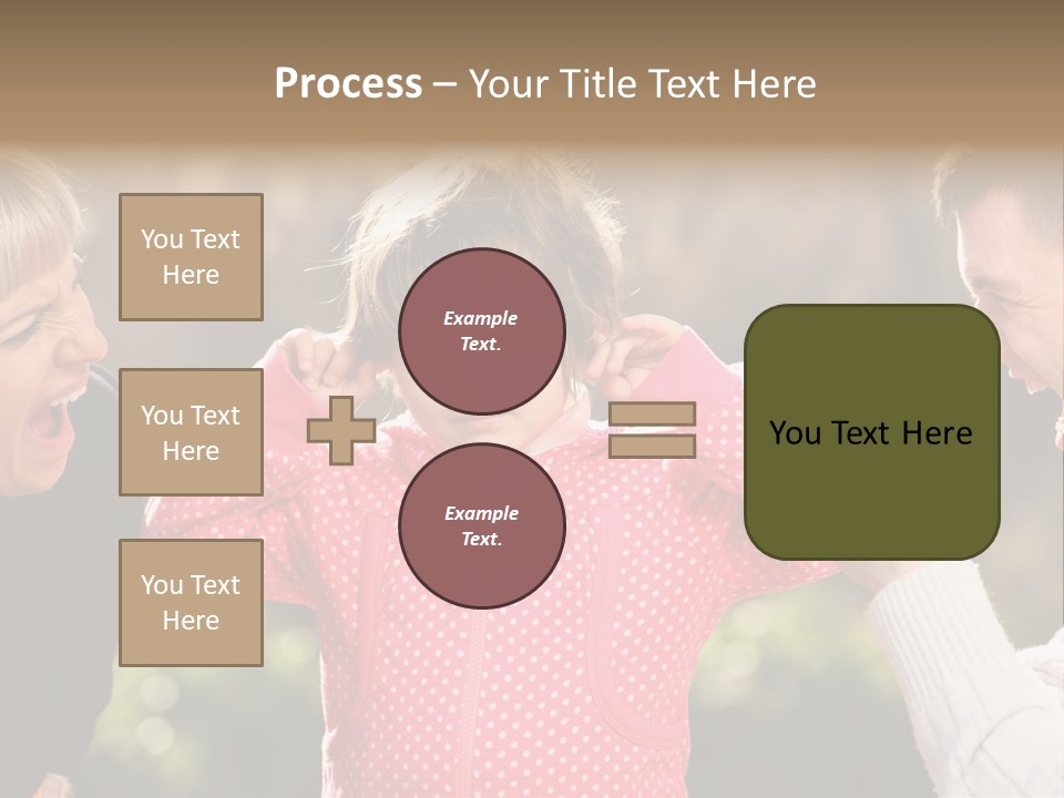 People Conflict Girl PowerPoint Template