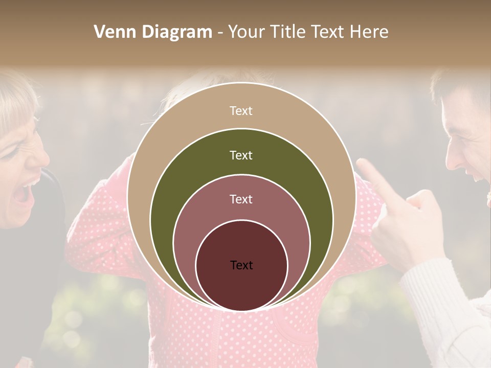 People Conflict Girl PowerPoint Template