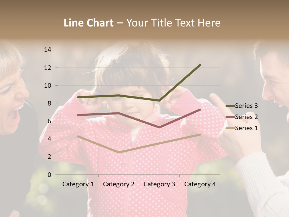 People Conflict Girl PowerPoint Template