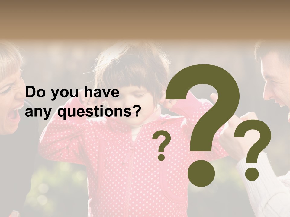 People Conflict Girl PowerPoint Template