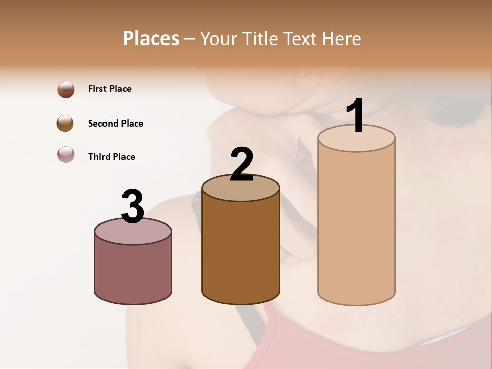 Ethnic Woman Sensitive PowerPoint Template