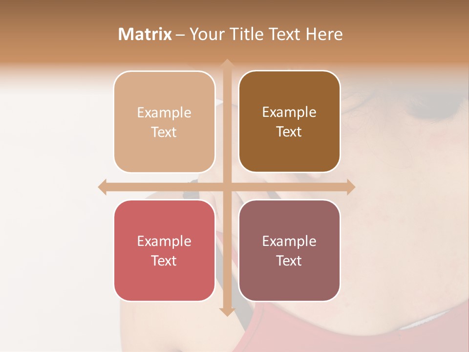 Ethnic Woman Sensitive PowerPoint Template