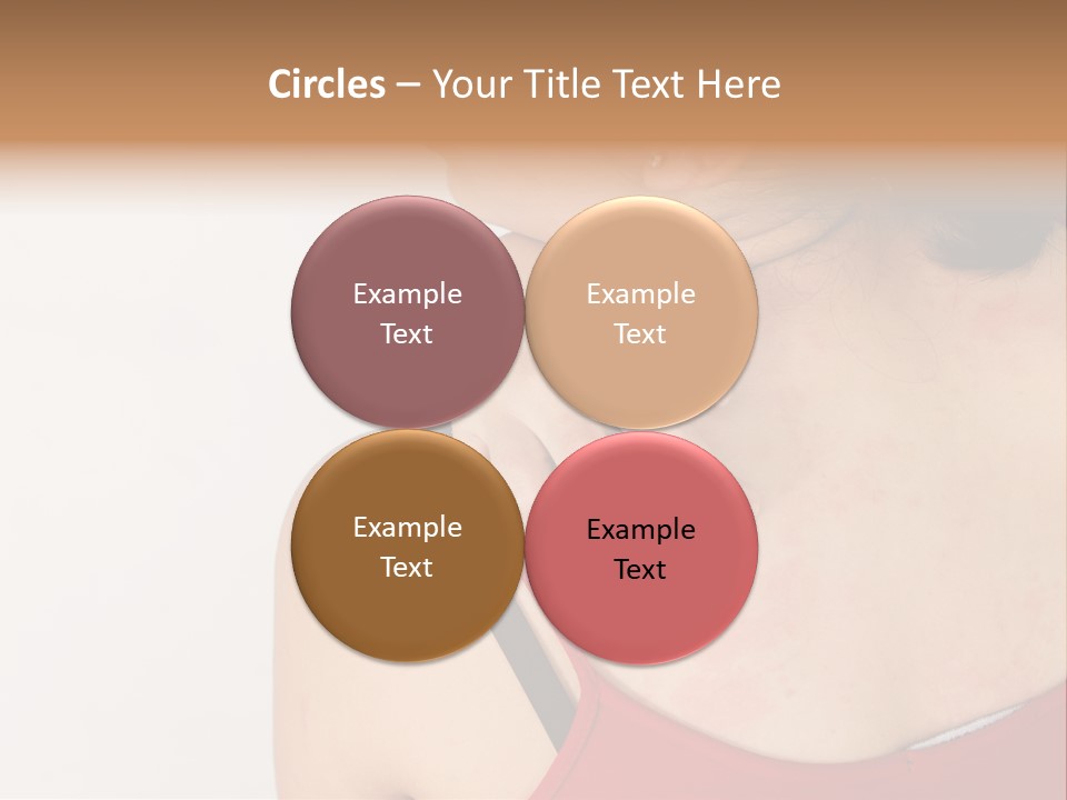 Ethnic Woman Sensitive PowerPoint Template