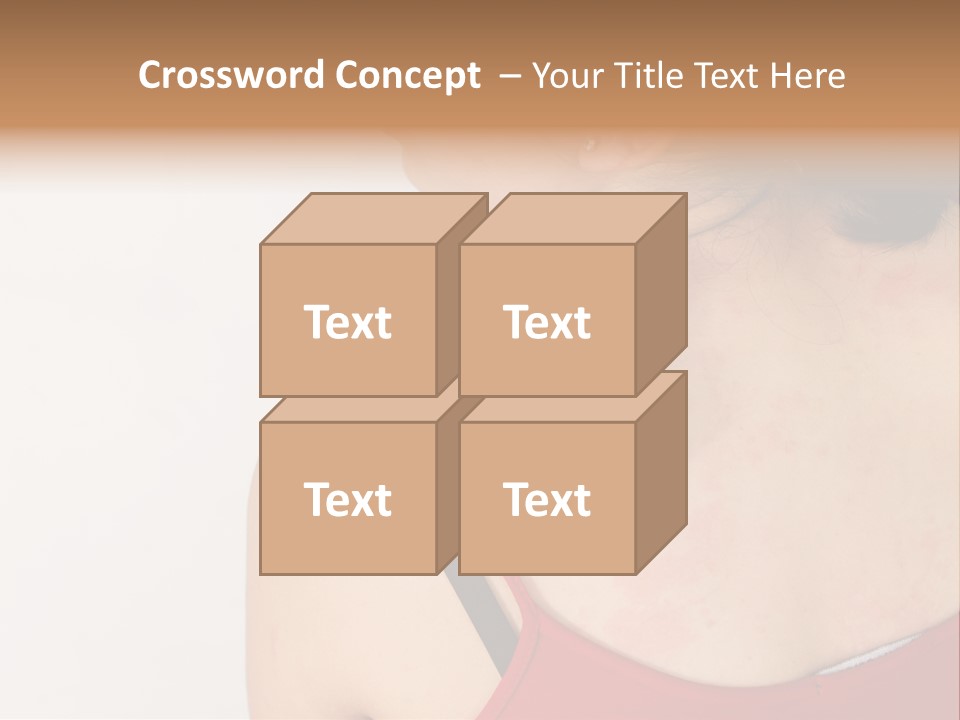 Ethnic Woman Sensitive PowerPoint Template