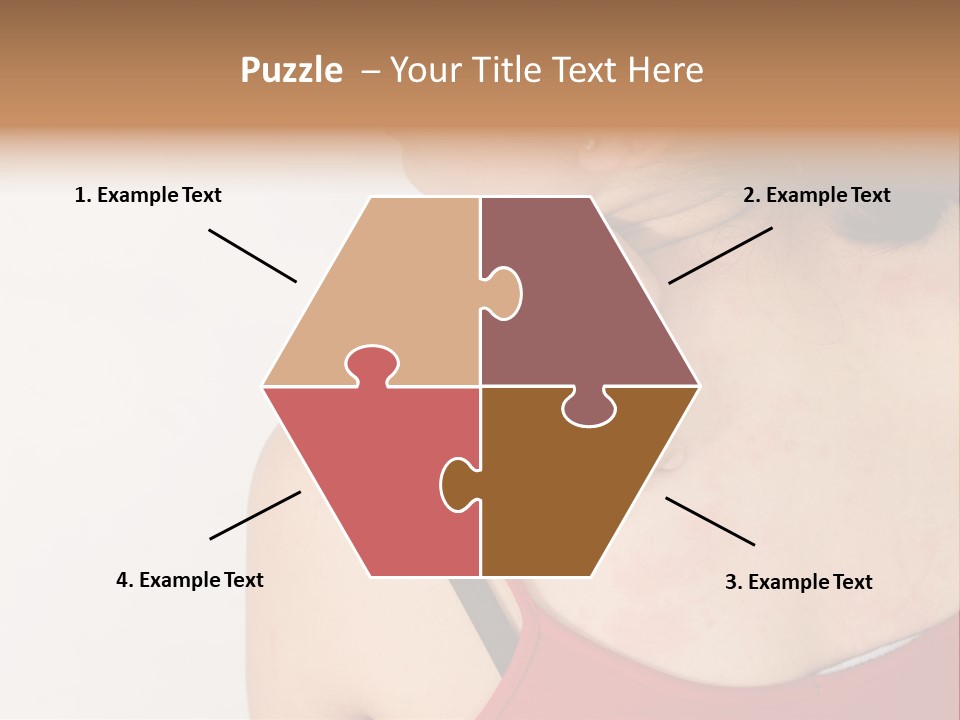 Ethnic Woman Sensitive PowerPoint Template