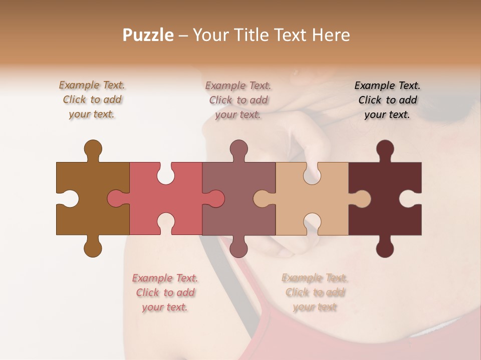 Ethnic Woman Sensitive PowerPoint Template