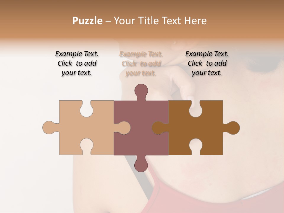 Ethnic Woman Sensitive PowerPoint Template