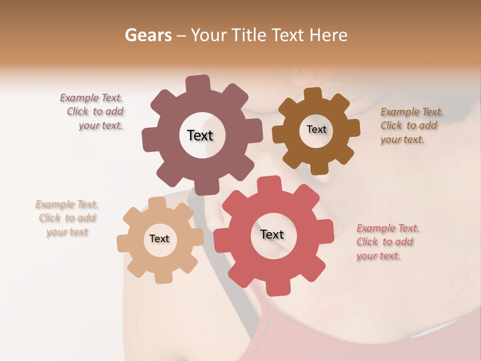 Ethnic Woman Sensitive PowerPoint Template