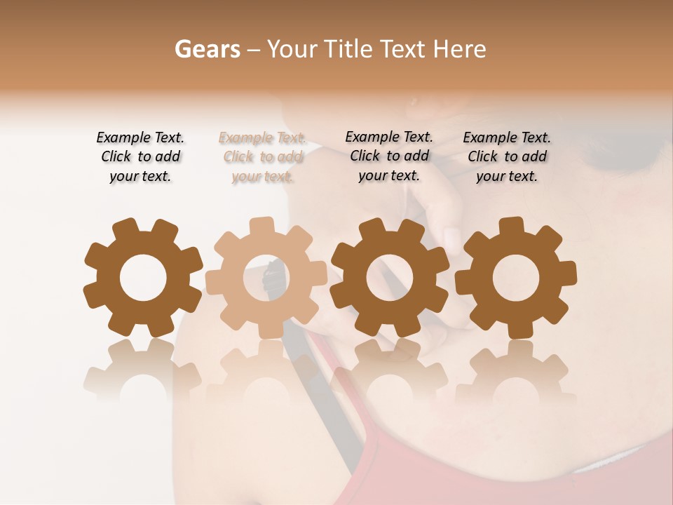 Ethnic Woman Sensitive PowerPoint Template