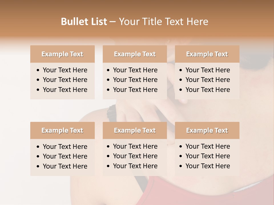 Ethnic Woman Sensitive PowerPoint Template