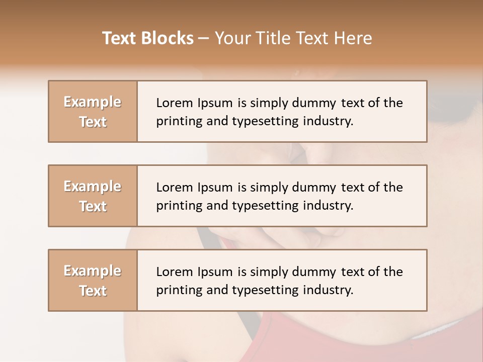 Ethnic Woman Sensitive PowerPoint Template