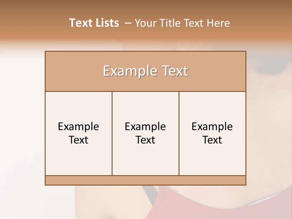 Ethnic Woman Sensitive PowerPoint Template