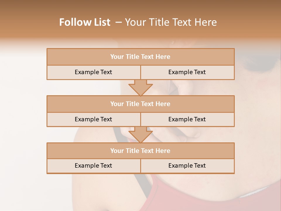 Ethnic Woman Sensitive PowerPoint Template