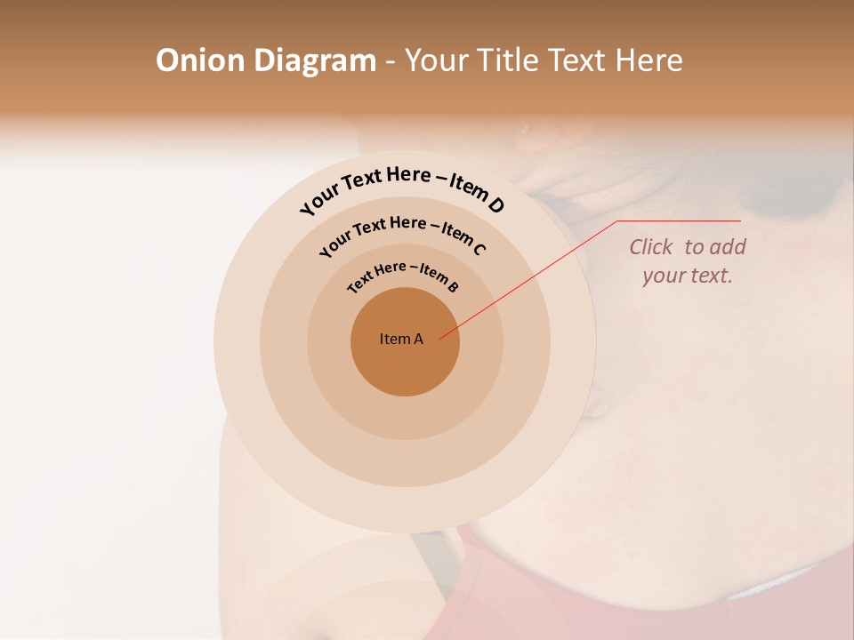 Ethnic Woman Sensitive PowerPoint Template