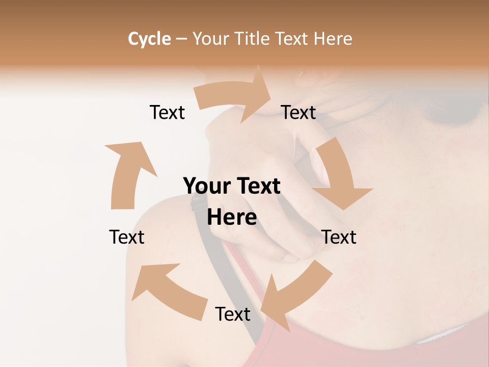 Ethnic Woman Sensitive PowerPoint Template