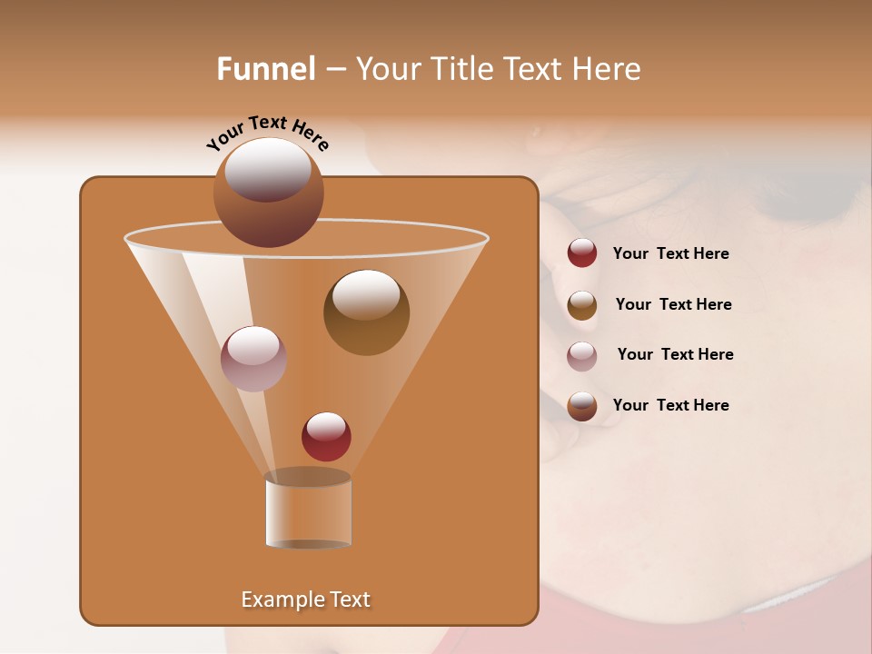 Ethnic Woman Sensitive PowerPoint Template