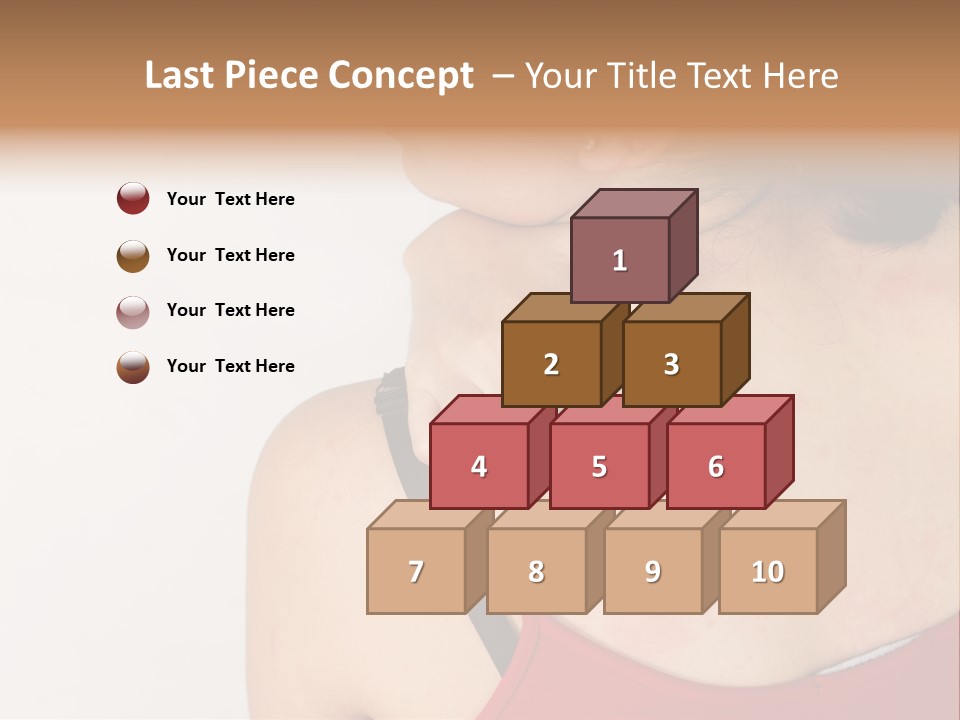 Ethnic Woman Sensitive PowerPoint Template