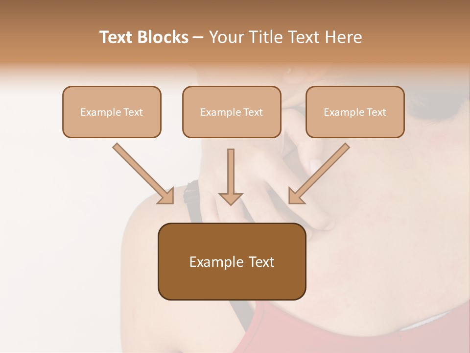 Ethnic Woman Sensitive PowerPoint Template