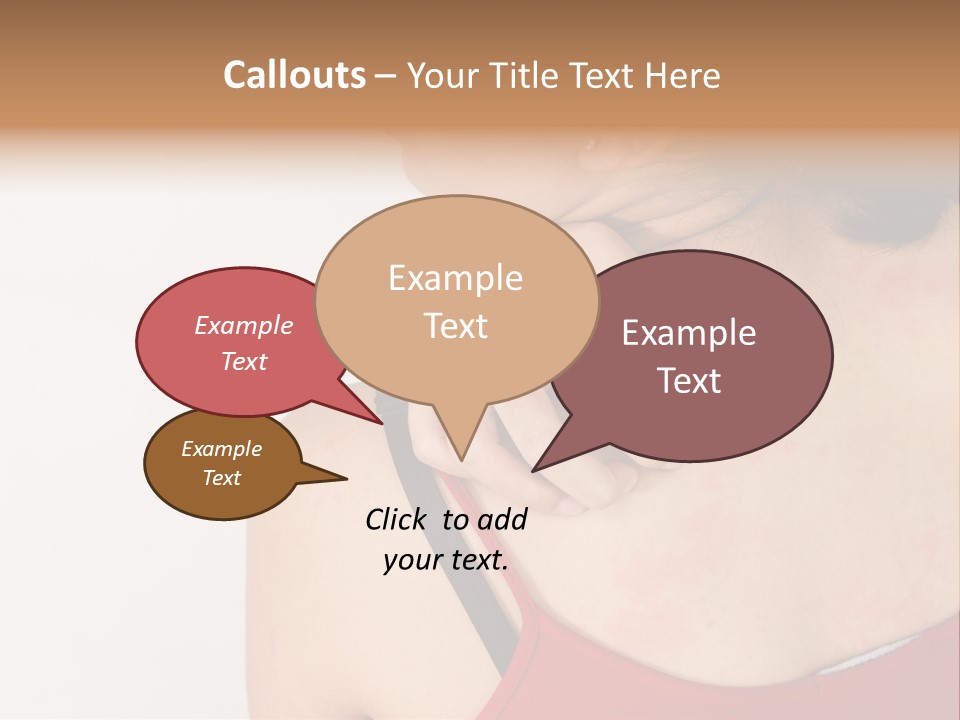 Ethnic Woman Sensitive PowerPoint Template