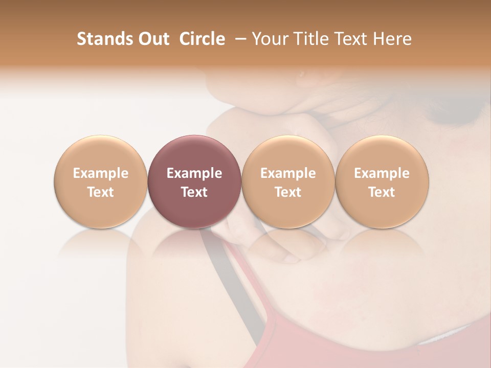 Ethnic Woman Sensitive PowerPoint Template