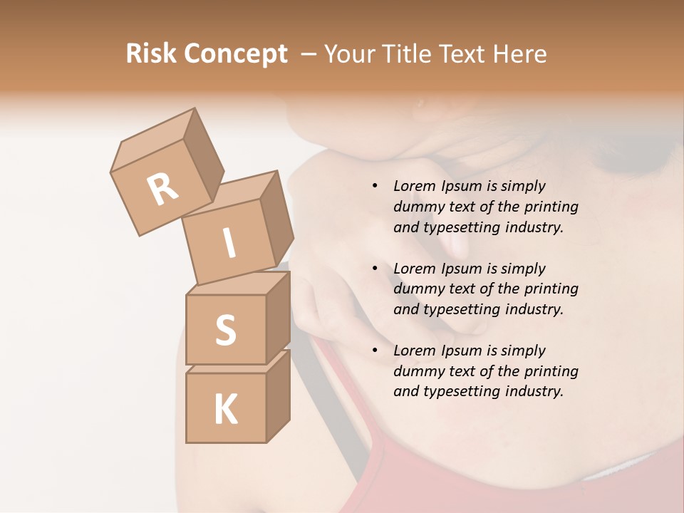 Ethnic Woman Sensitive PowerPoint Template