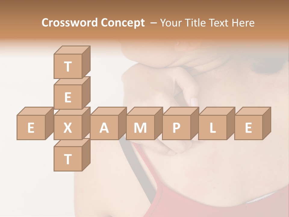 Ethnic Woman Sensitive PowerPoint Template