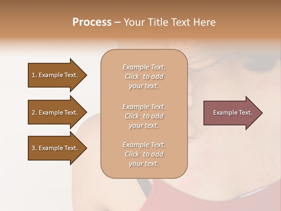 Ethnic Woman Sensitive PowerPoint Template
