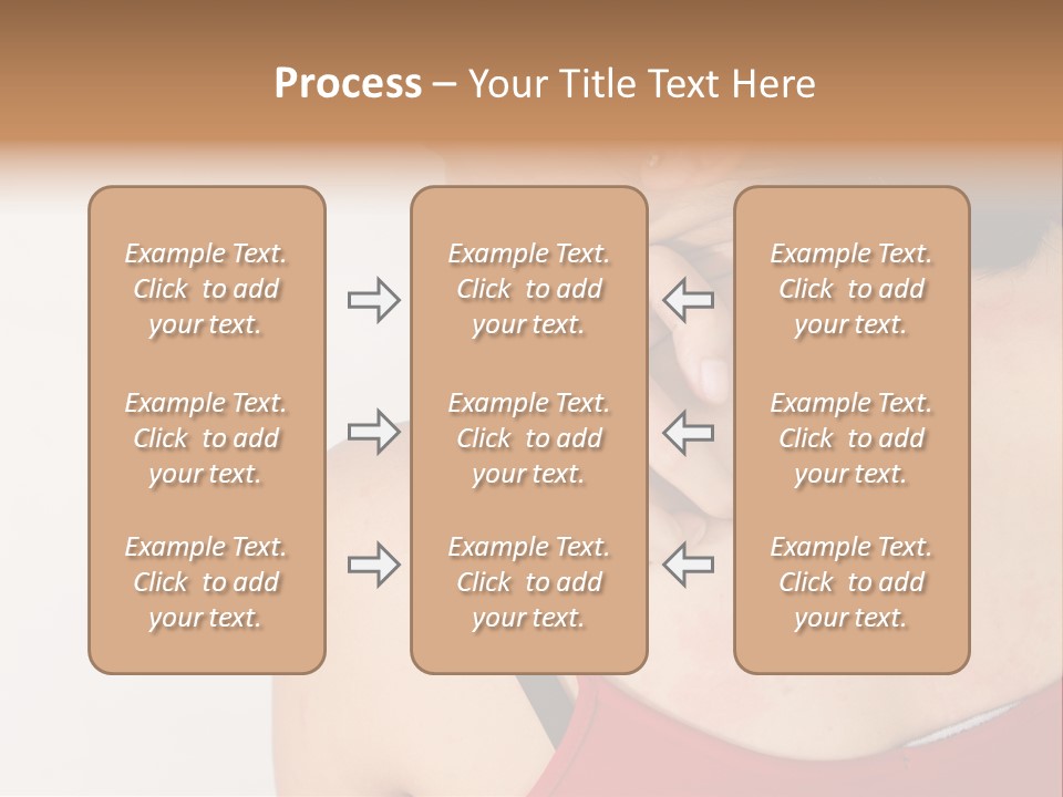 Ethnic Woman Sensitive PowerPoint Template