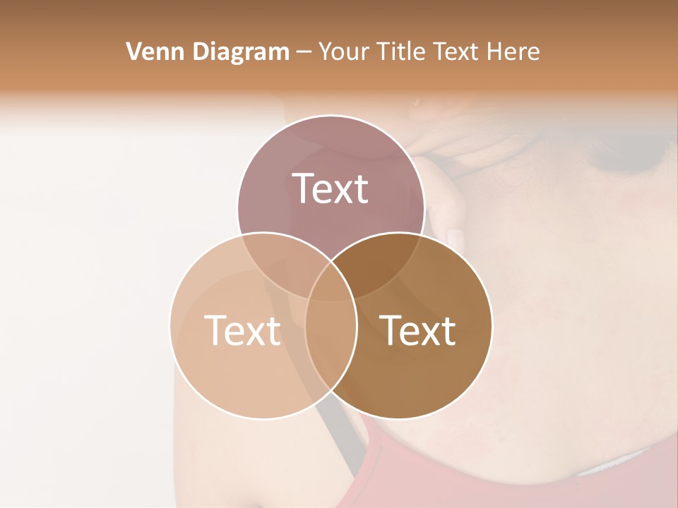 Ethnic Woman Sensitive PowerPoint Template