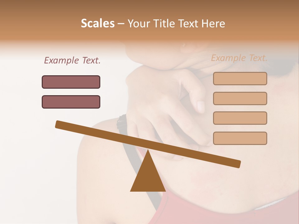 Ethnic Woman Sensitive PowerPoint Template