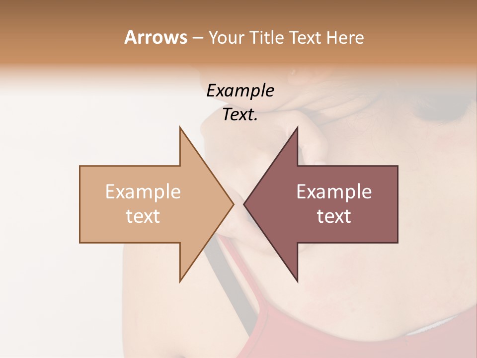 Ethnic Woman Sensitive PowerPoint Template