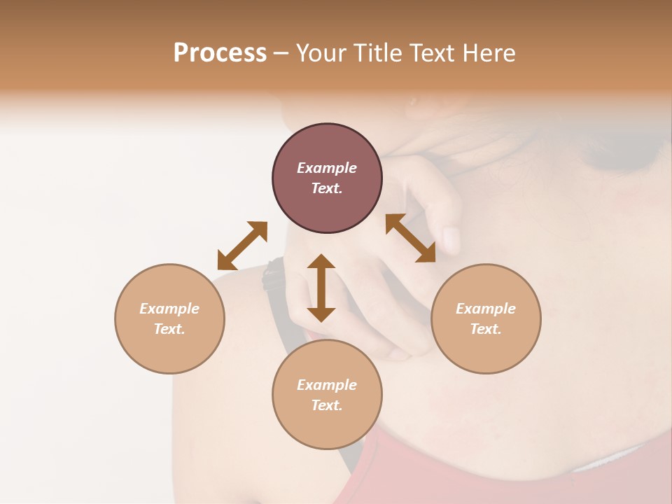 Ethnic Woman Sensitive PowerPoint Template