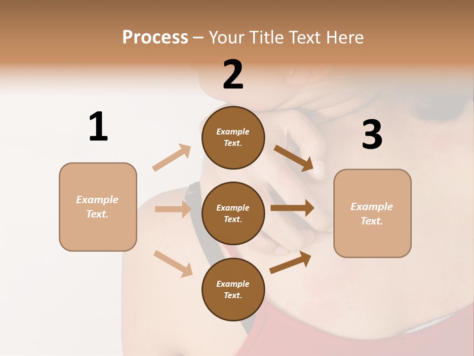 Ethnic Woman Sensitive PowerPoint Template