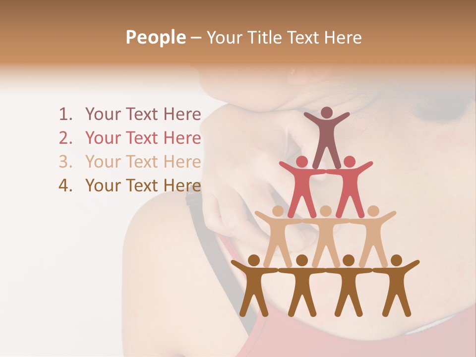 Ethnic Woman Sensitive PowerPoint Template