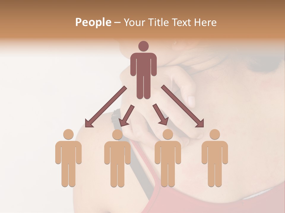 Ethnic Woman Sensitive PowerPoint Template