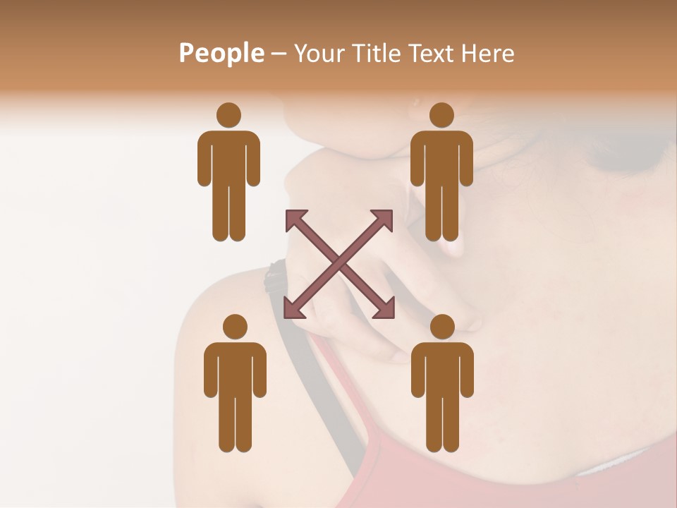 Ethnic Woman Sensitive PowerPoint Template