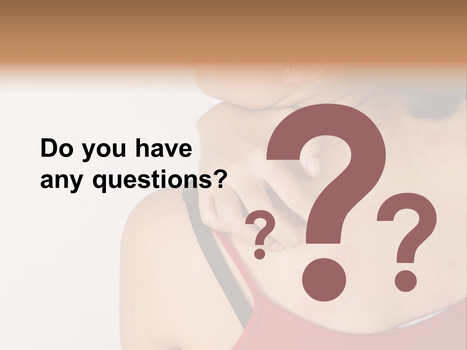 Ethnic Woman Sensitive PowerPoint Template