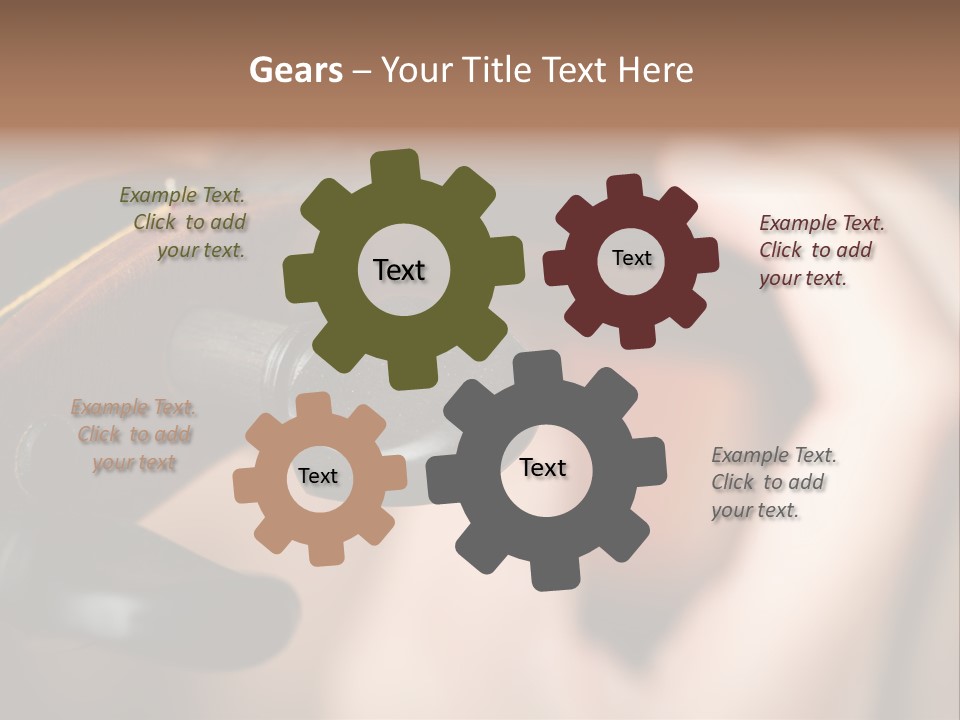 Horizontal Music Violin PowerPoint Template