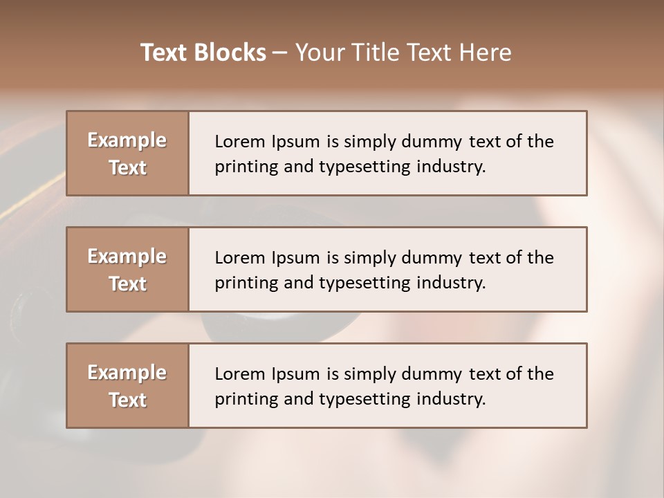 Horizontal Music Violin PowerPoint Template