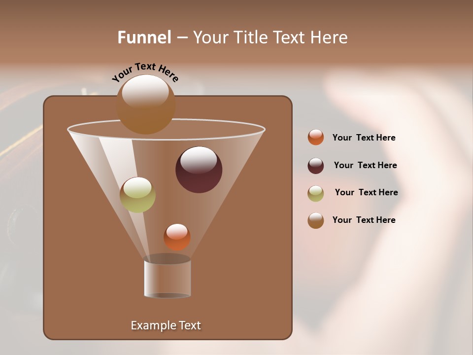 Horizontal Music Violin PowerPoint Template